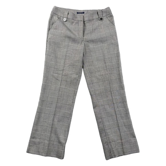 Jones New York Signature Pants - Jones New York Signature Plaid Dress Pants Womens 6 Black White Stretch Straight